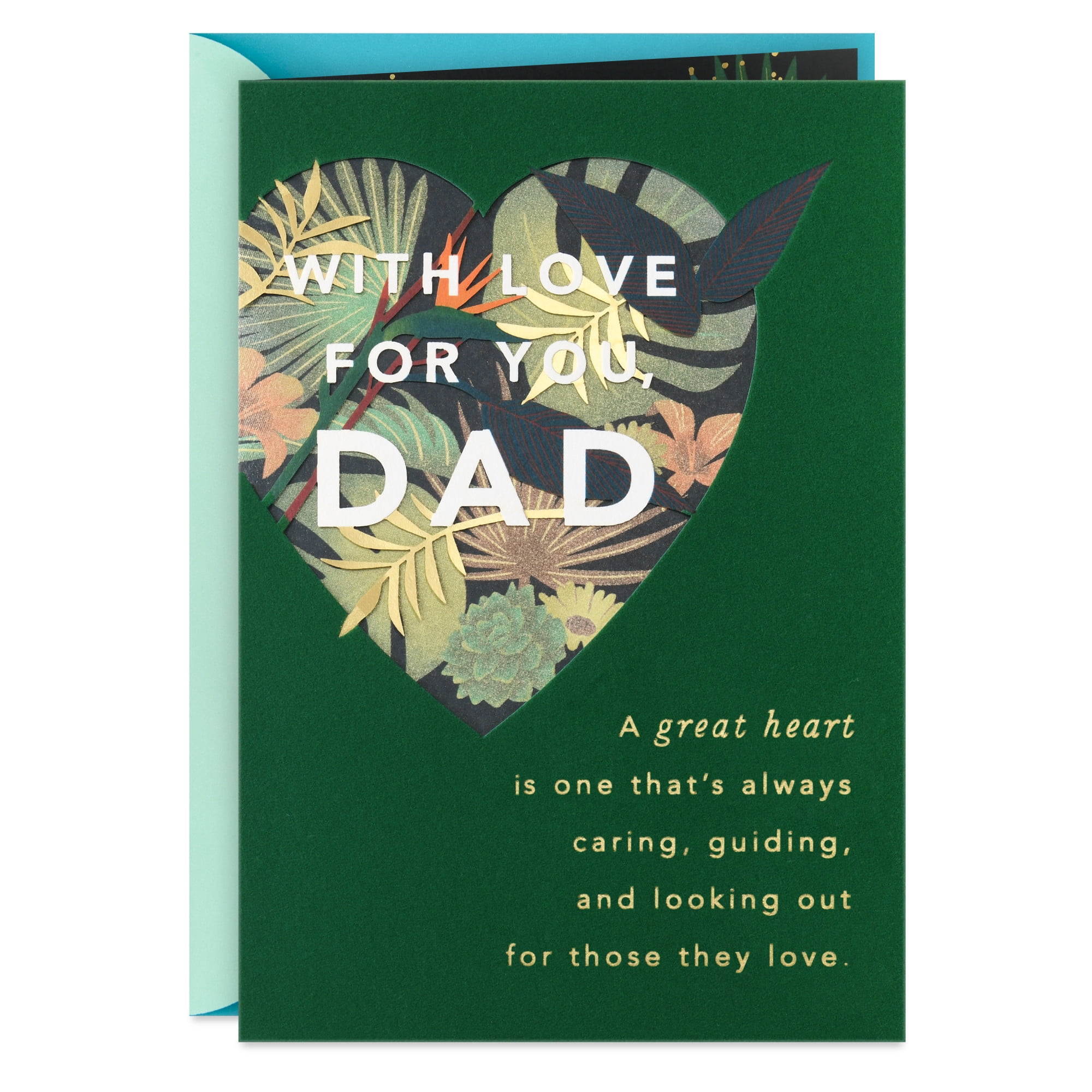 Dad Card Hallmark Birthday Card for Dad (A Caring, Guiding, Compassionate Heart ...