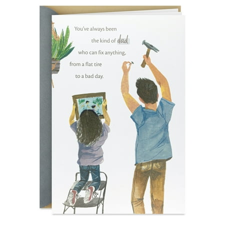 Hallmark Birthday Card for Dad From Daughter (You Can Fix Anything)