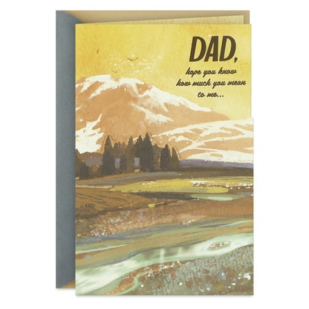 Hallmark Birthday Card for Dad (How Much You Mean to Me)