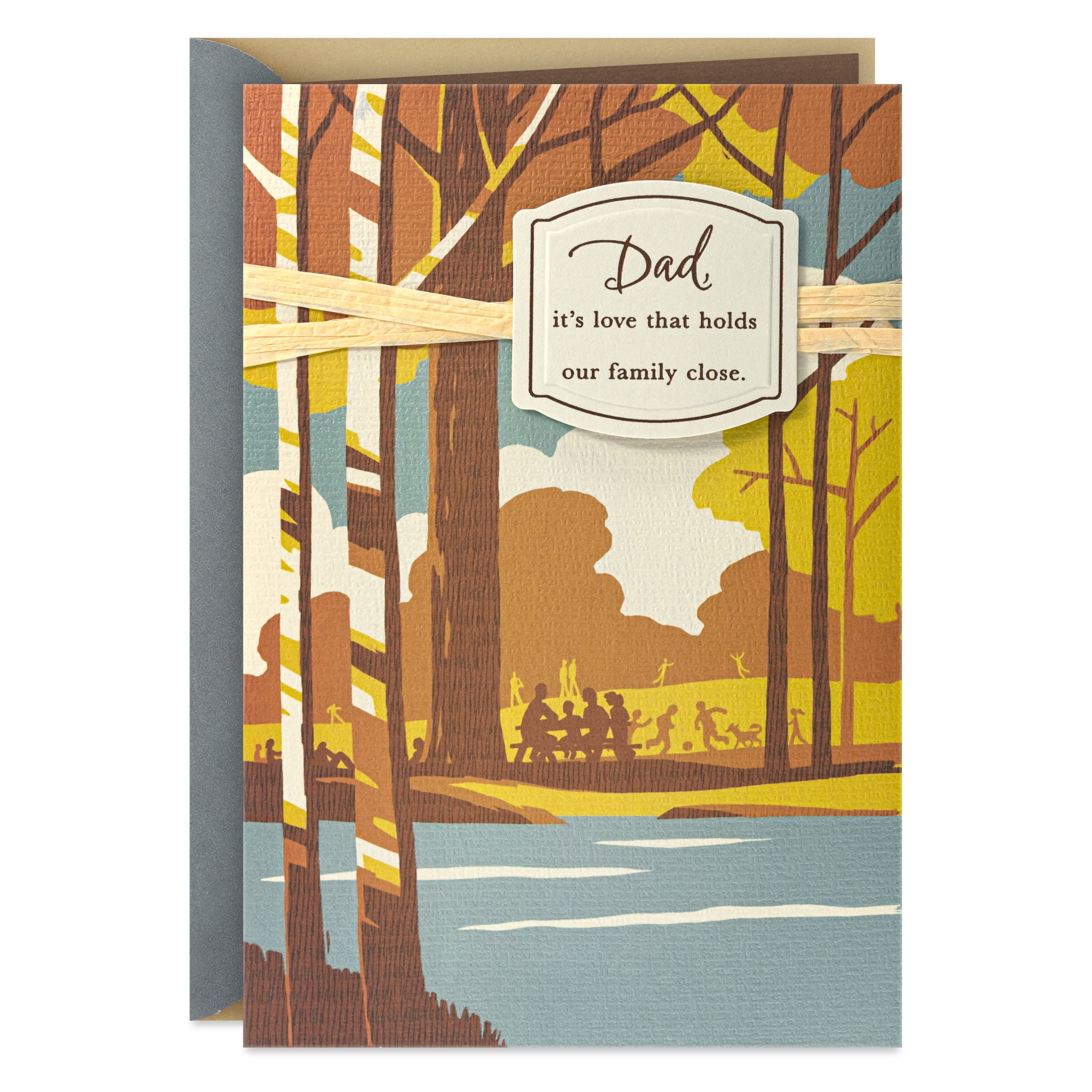 Hallmark Birthday Card for Dad (Thank You for the Love That Holds Our Family Close)