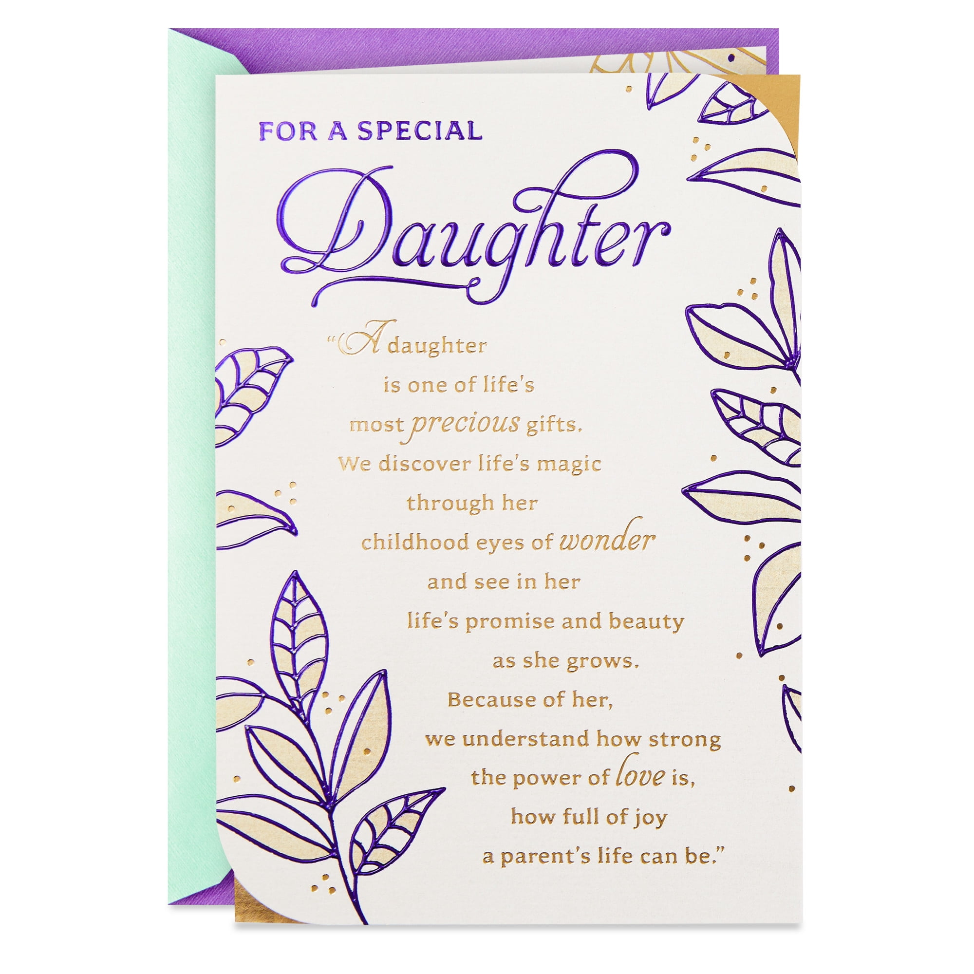 Hallmark Birthday Card for Daughter (All the Ways You've Grown)