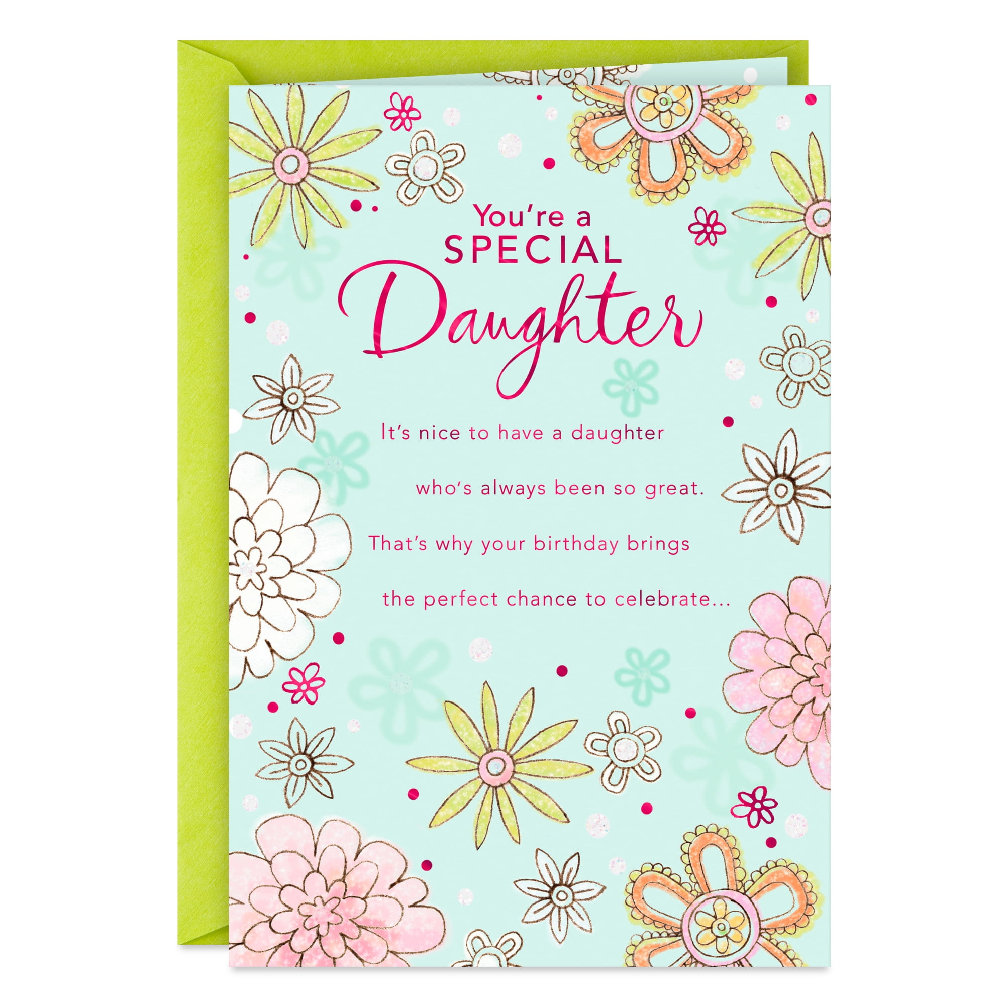 Hallmark Birthday Card for Daughter (You Make Life Happy Each Day)