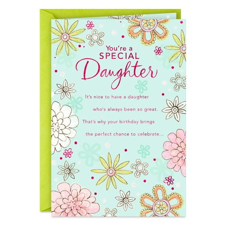 Hallmark Birthday Card for Daughter (You Make Life Happy Each Day)