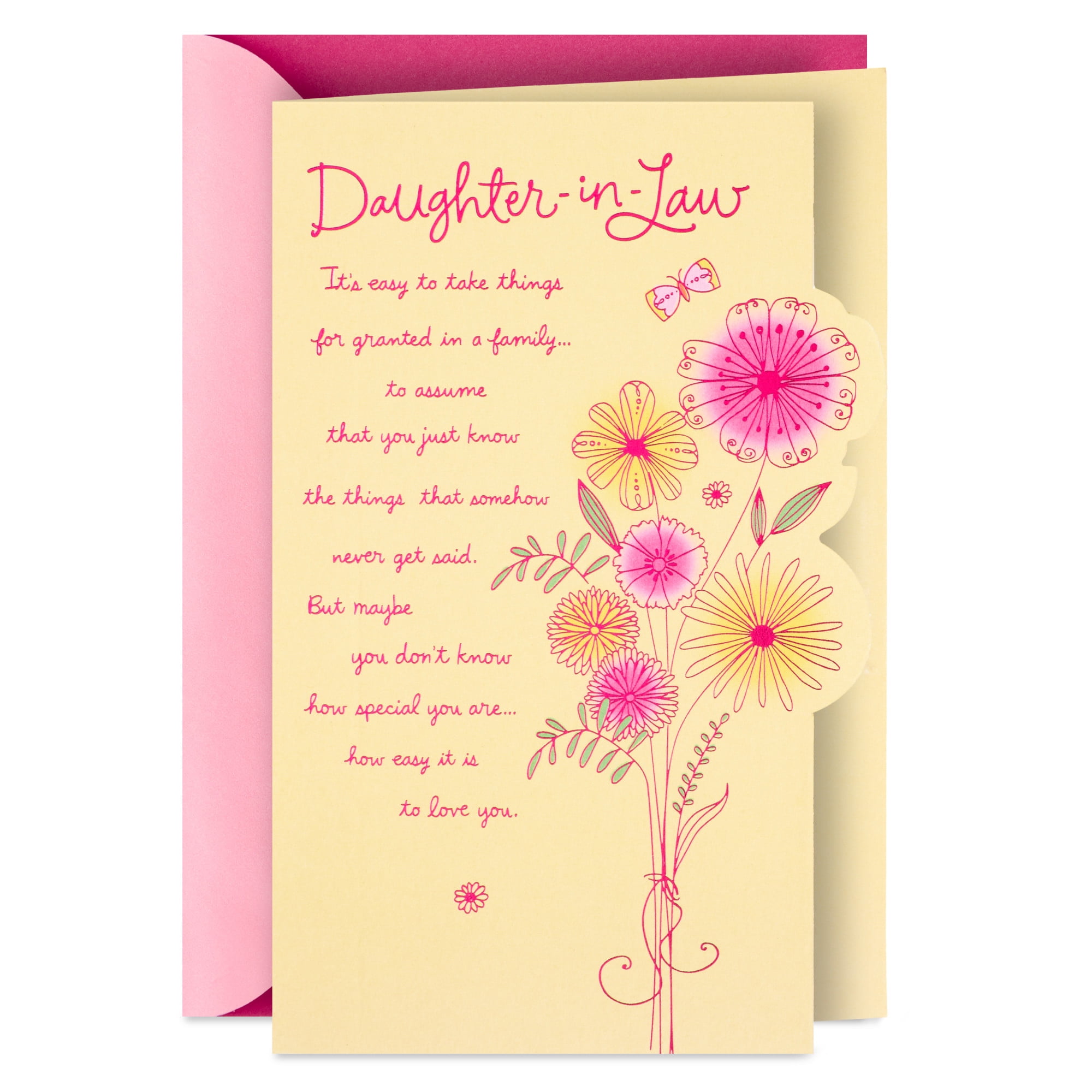 Hallmark Birthday Card for Daughter-in-Law (How Special You Are)