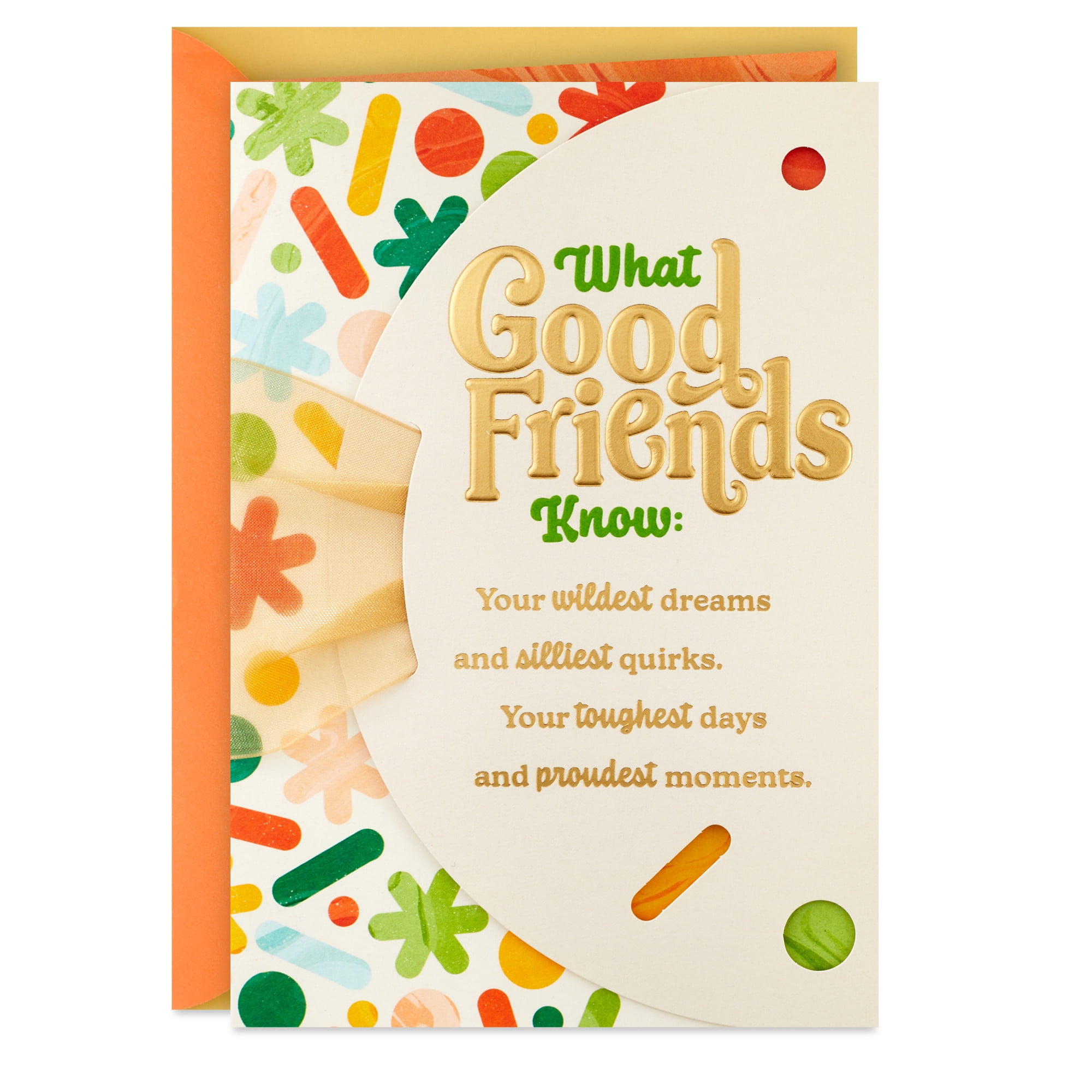 Hallmark Birthday Card for Friend (What A Good Friend Knows)