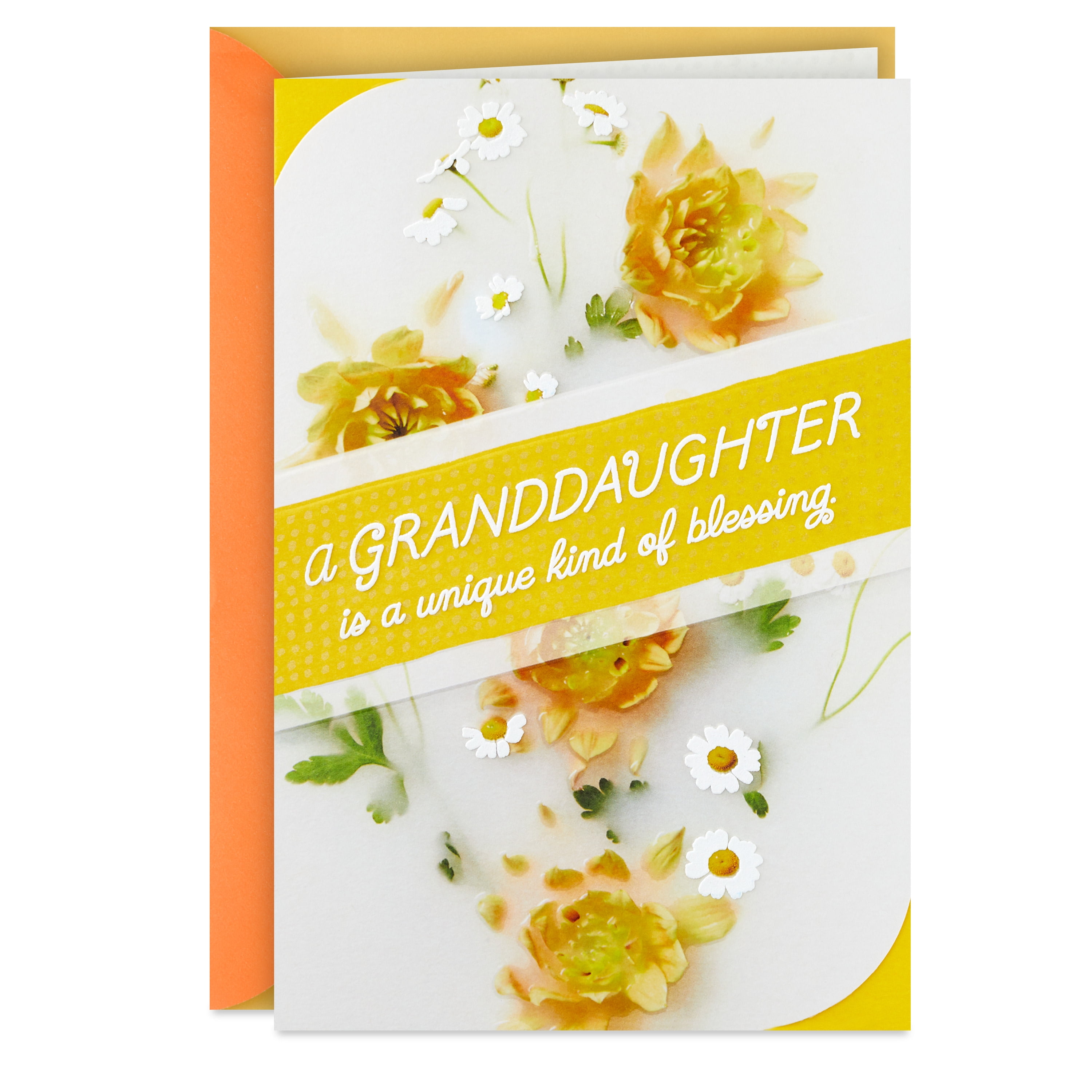 Hallmark Birthday Card for Granddaughter (A Unique Kind of Blessing)