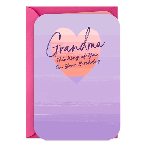 Hallmark Birthday Card for Grandma (Wishing You a Happy Heart and Wonderful Day)