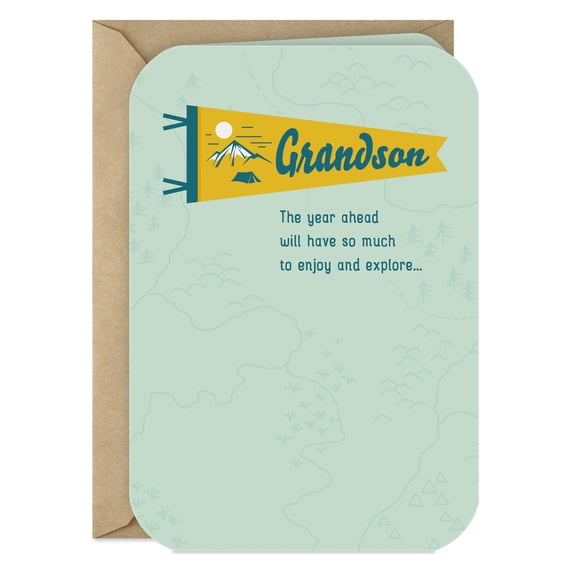 Hallmark Birthday Card for Grandson (Enjoy and Explore)