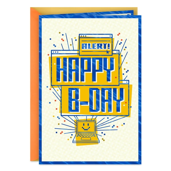 Hallmark Birthday Card for Grandson (Happy Birthday Alert)
