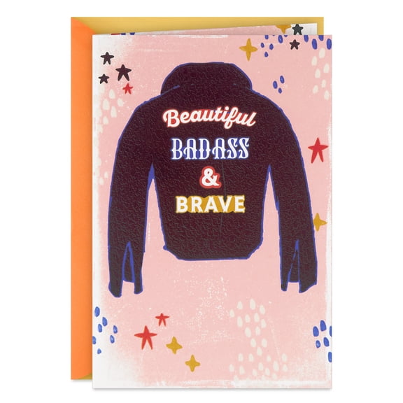 Hallmark Birthday Card for Her (Beautiful, Badass and Brave)