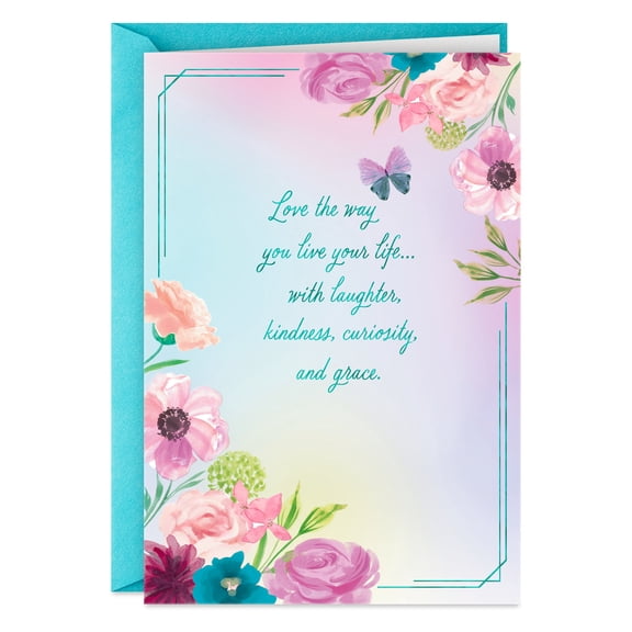 Hallmark Birthday Card for Her (Love the Way You Live Your Life)