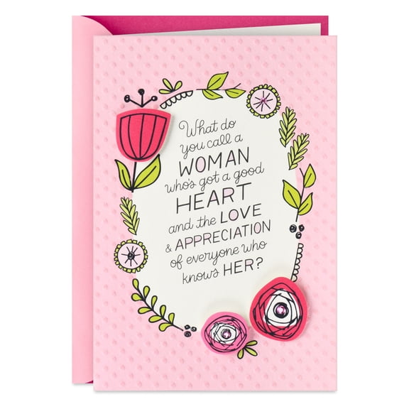 Hallmark Birthday Card for Her (Lucky to Call You Family)