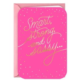 Hallmark Birthday Card for Her (Smart Strong & Sassy)
