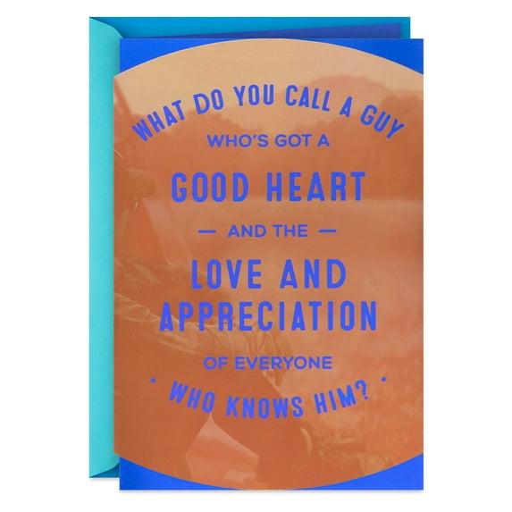 Hallmark Birthday Card for Him (Lucky to Call You Family)