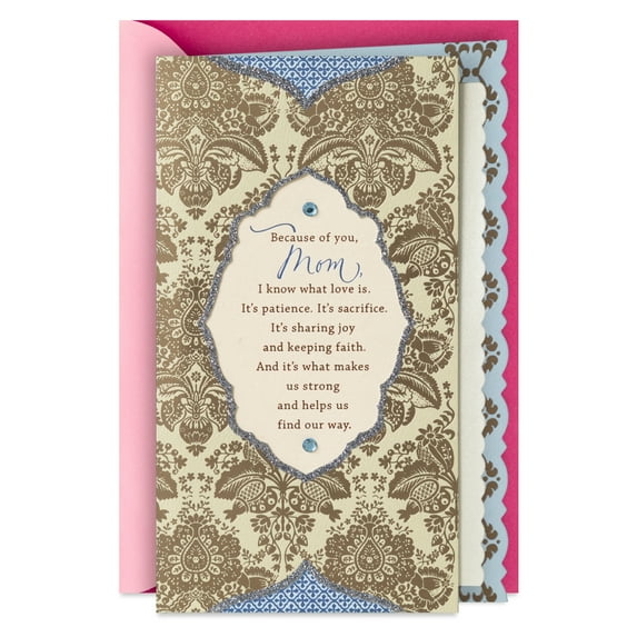 Hallmark Birthday Card for Mom (Because of You)