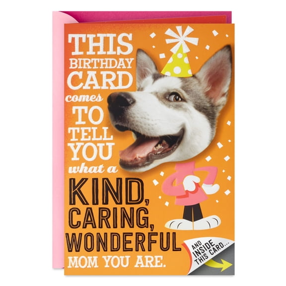 Hallmark Birthday Card for Mom (Card Within a Card), 1 count