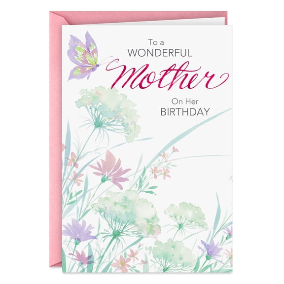 Hallmark Birthday Card for Mother (Wishing You Happiness)