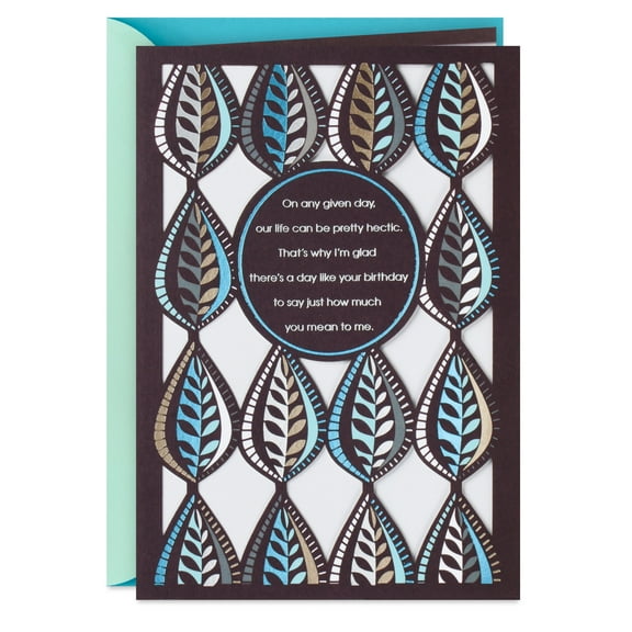 Hallmark Birthday Card for Partner (Appreciation and Respect)