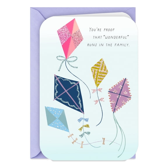 Hallmark Birthday Card for Relative (Wonderful Runs in the Family)