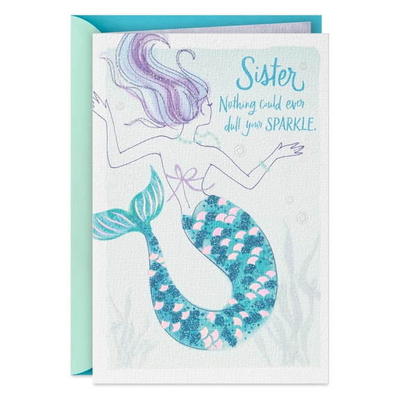 Hallmark Birthday Card for Sister (Nothing Could Dull Your Sparkle)