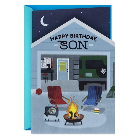 Hallmark Birthday Card for Son (Kick Back and Relax)