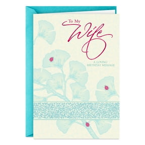 Hallmark Birthday Card for Wife (Celebrating All the Things You Are)