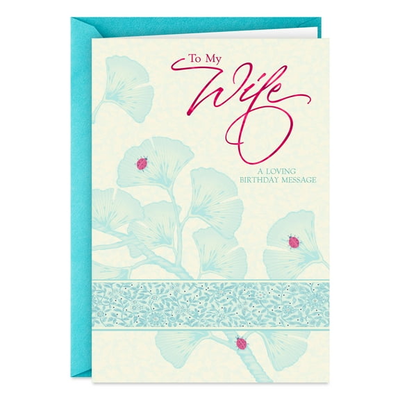 Hallmark Birthday Card for Wife (Celebrating All the Things You Are)