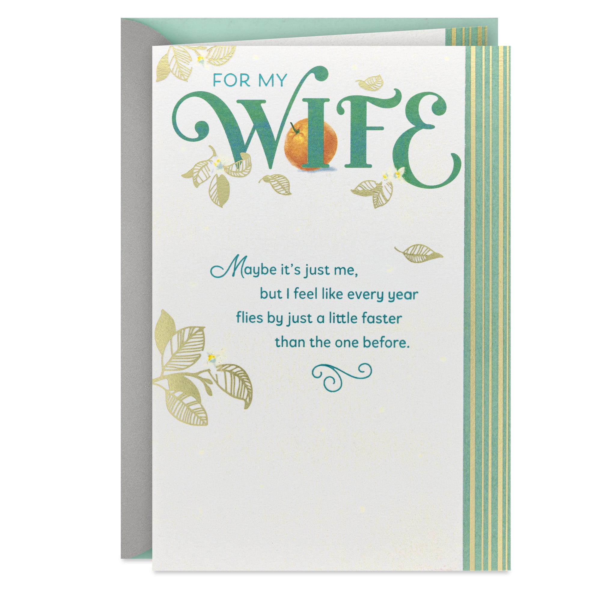 Hallmark Birthday Card for Wife (Grateful to Spend All My Days With You)