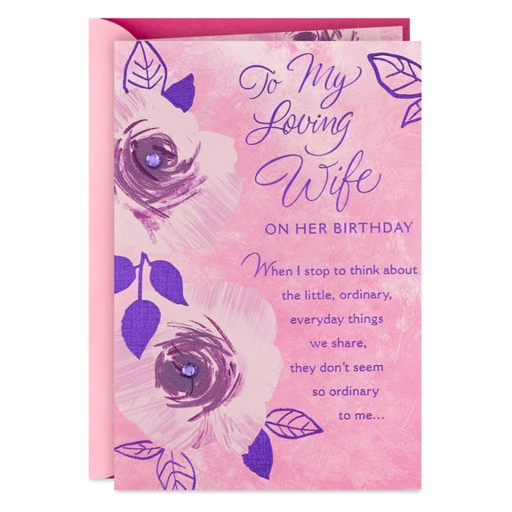 Hallmark Birthday Card for Wife (Ordinary Extraordinary)