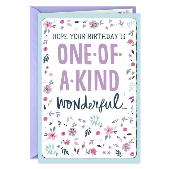 Hallmark Birthday Greeting Card (One-of-a-Kind Wonderful)