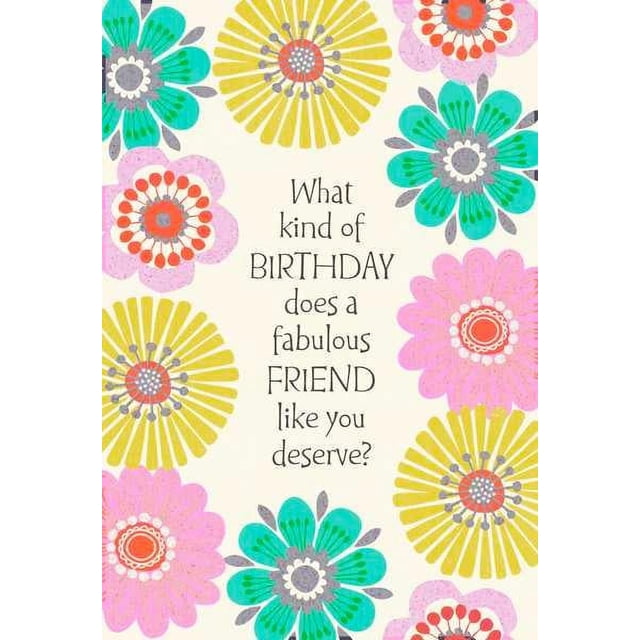 Hallmark Birthday Greeting Card - Walmart.com