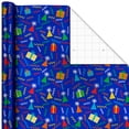 thumbnail image 1 of Hallmark Birthday Wrapping Paper Roll (Party Hats and Presents) 17.5 sq. ft., 1 of 3