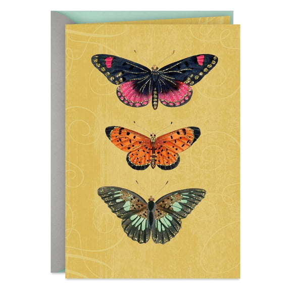 Hallmark Blank Card (Beautiful Butterflies)