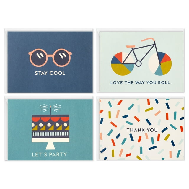 Hallmark Blank Note Cards Assortment Modern Designs 40 Ct Walmart Hallmark blank note cards assortment modern designs 40 ct walmart
