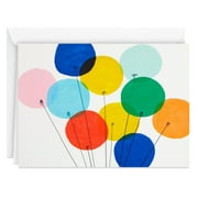 Hallmark Blank Note Cards, Colorful Balloons, 24 ct.