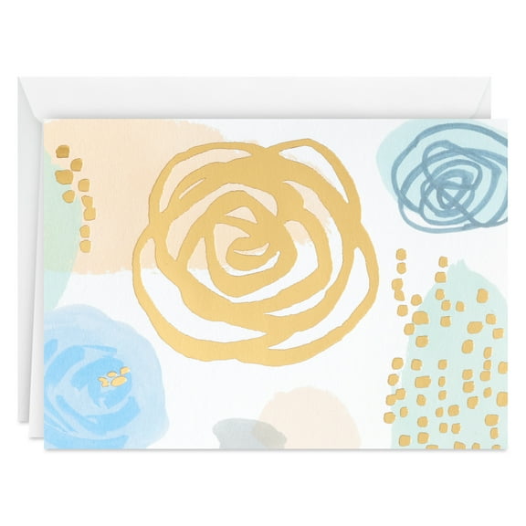 Hallmark Blank Notes (Abstract Roses), Pack of 12