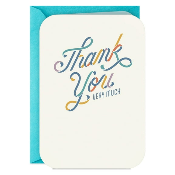 Hallmark Blank Thank You Card (Sincere Thanks)