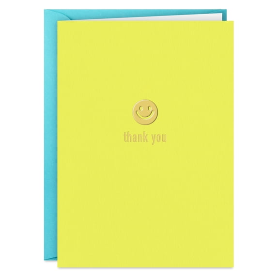 Hallmark Thank You Notes Smiley Face