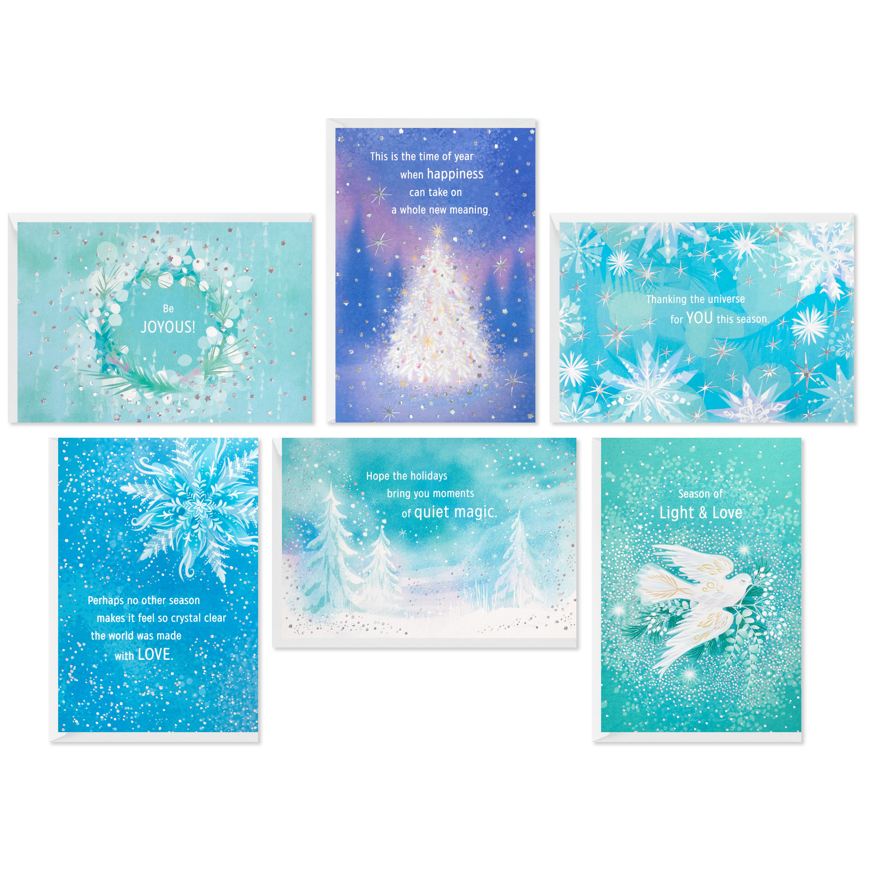 AATTCIF Christmas Cards - 30 Assorted Designs Greeting Card Set - Bulk Holiday