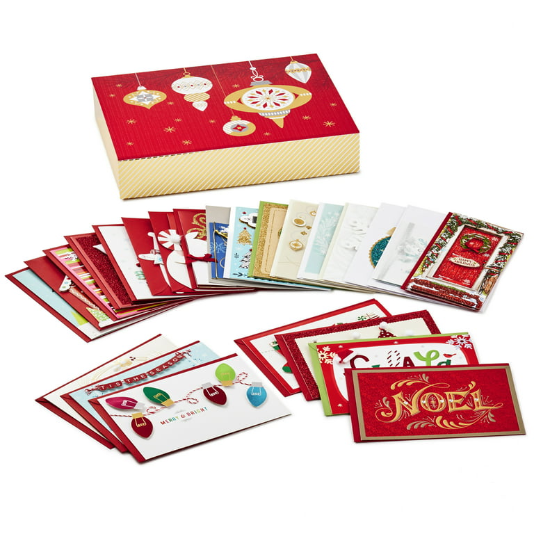 Hallmark Boxed Handmade Christmas Greeting Cards Assortment (Set of 24  Special Holiday Greeting Cards and Envelopes)