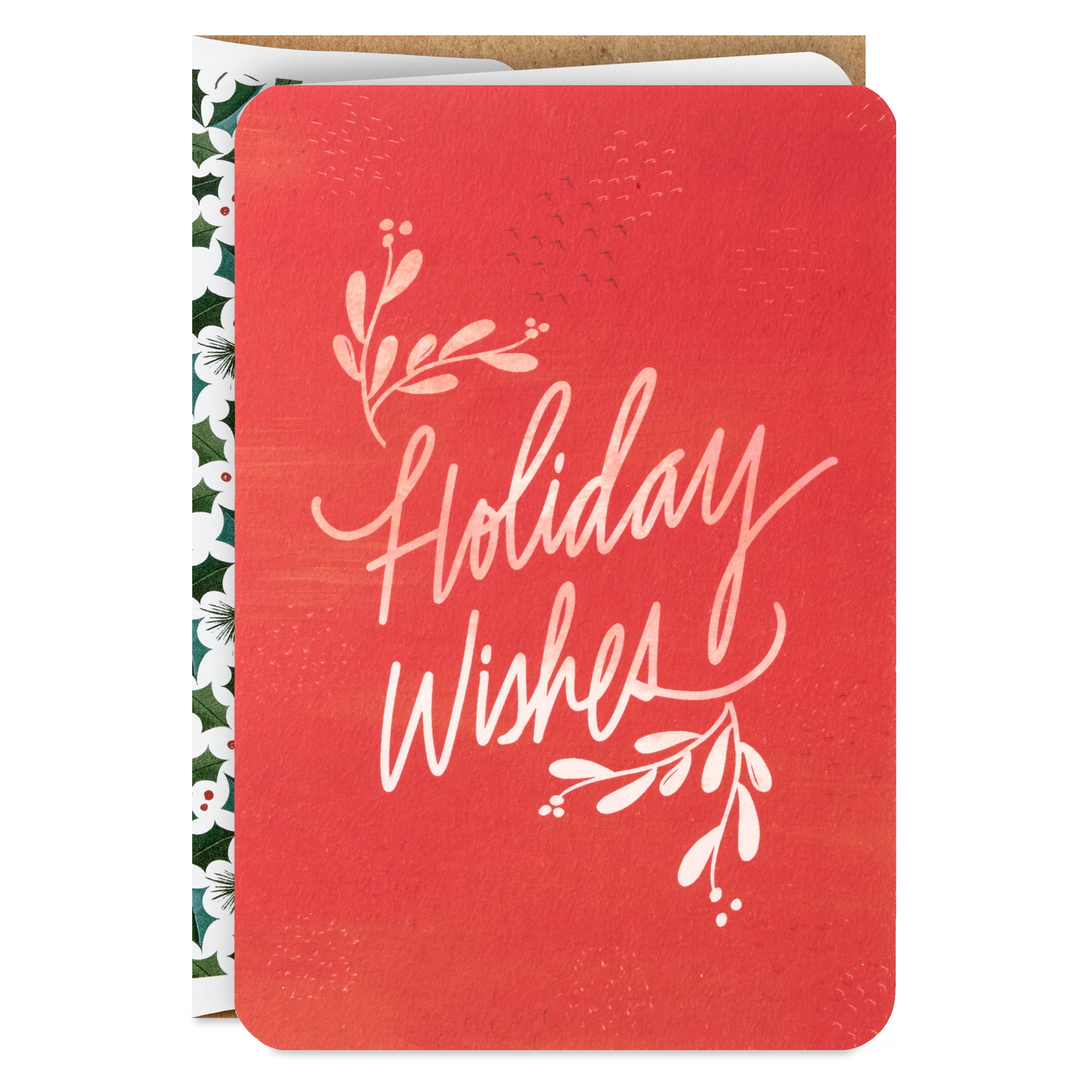 Hallmark Boxed Holiday Cards, Holiday Wishes (16 Cards and 17 Envelopes