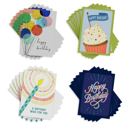 Hallmark Business Bulk Assorted Birthday Cards (Colorful Celebration), 100 ct.