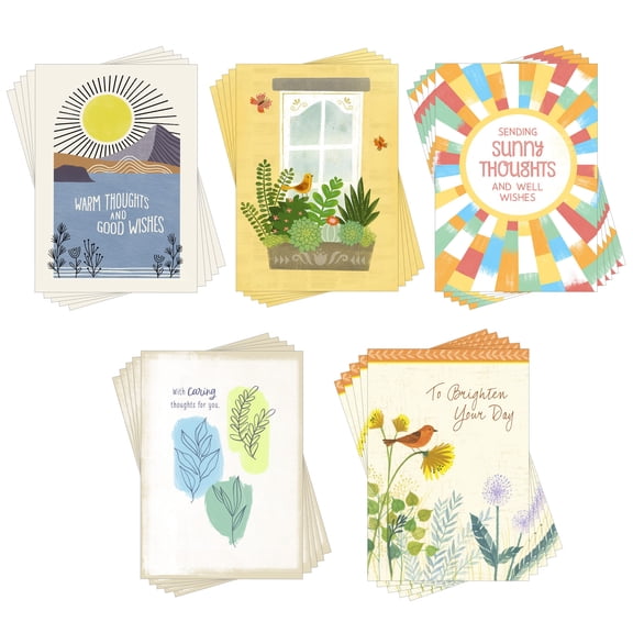 Hallmark Business Bulk Assorted Thinking of You Cards (Encouraging Thoughts), 25 ct.