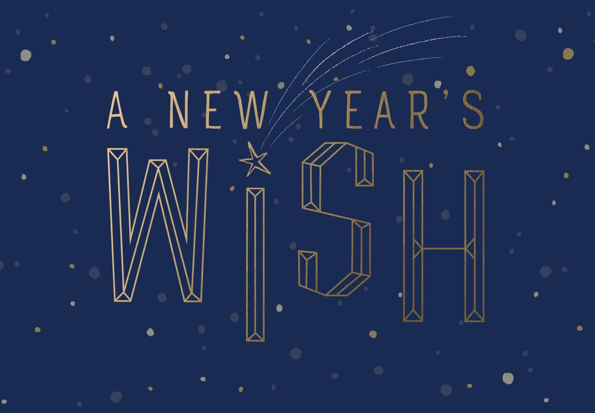 Hallmark Business Bulk Happy New Year Appreciation Cards (New Year Wish), 25 Pack