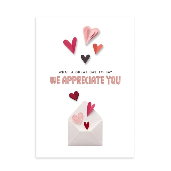 Hallmark Business Bulk Valentine's Day Cards (Paper Hearts), 25 ct.
