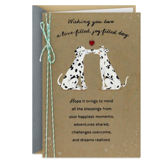 DaySpring Religious Anniversary Card for Couple (A Love-Filled, Joy-Filled Day)