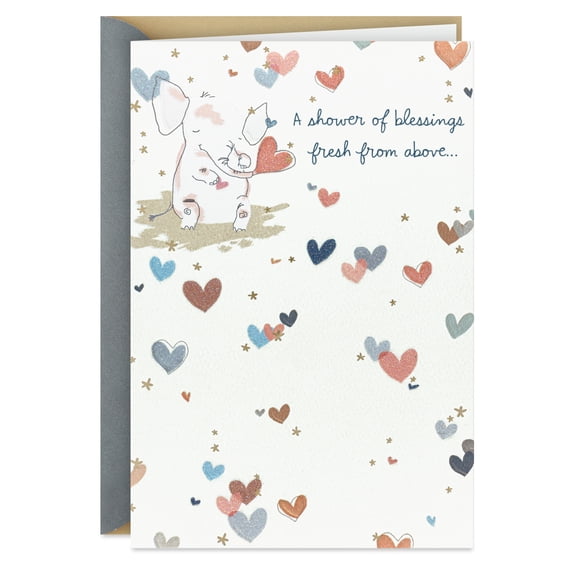 DaySpring Religious Baby Shower Card (Blessings and Love)