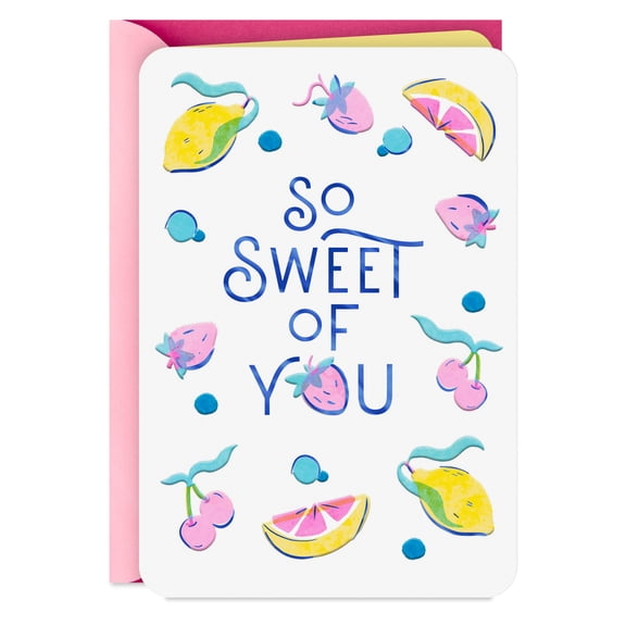 Hallmark Thank You Card (So Sweet of You)