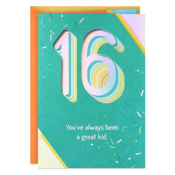 Hallmark 16th Birthday Card (More Awesome With Every Year)