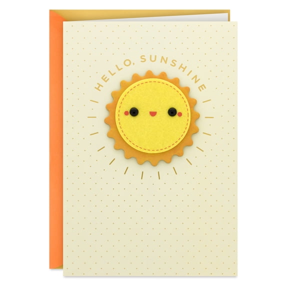Hallmark New Baby Card (Hello, Sunshine)